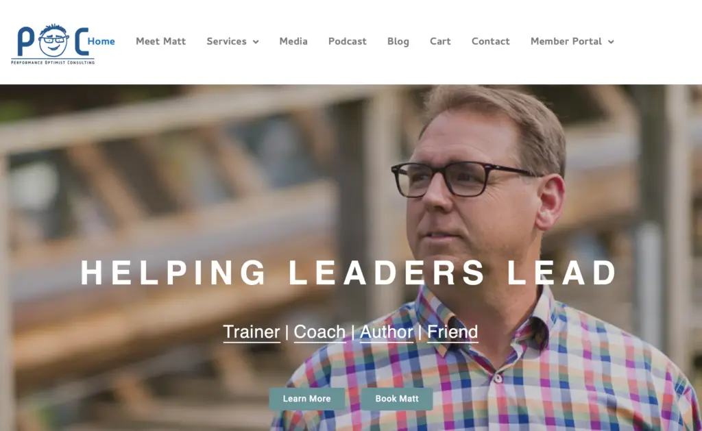 Custom Consulting Website