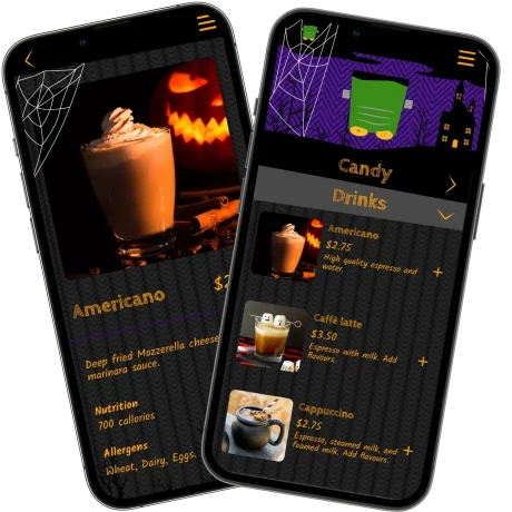 Halloween Party Menu Template Halloween Party Menu Template